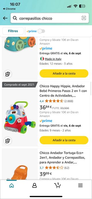 Correpasillos Chicco