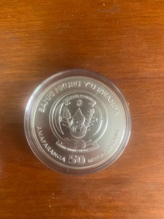 Moneda 1 onza Guepardo Ruanda 2013