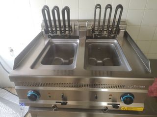 Cocina electrica y freidora eléctrica