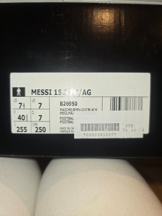 Excelentes botas de fútbol Messi