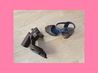 Sandalias tacon brillantes