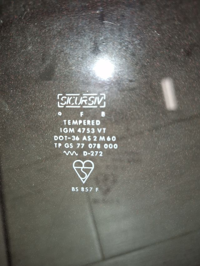 Vetro scendente Fiat 126