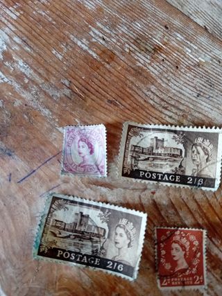 4 sellos antiguos de Inglaterra