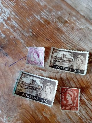 4 sellos antiguos de Inglaterra