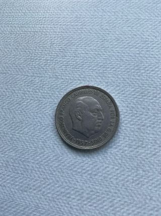 ✅ Moneda 5 Pesetas Franco 1957 *74 a solo 1€