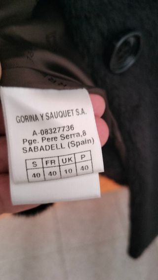 Abrigo de lana y alphaca de LASSERRE 