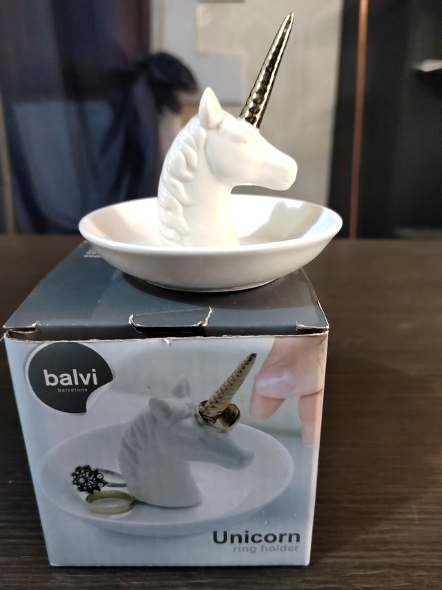 Porta anelli unicorno