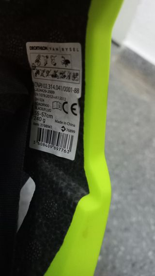 Casco bicicleta