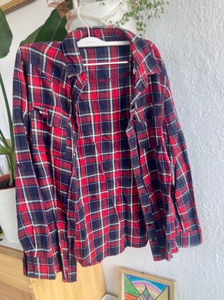 Camisa cuadros roja