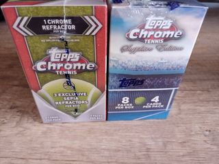 Cajas de tenis topps chrome 