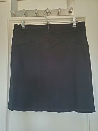 Minifalda negra invierno