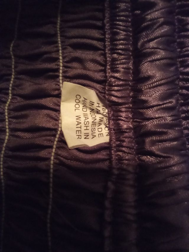 Pantalón raso talla única morado