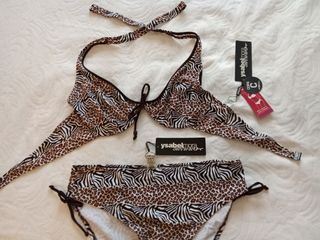 NUEVO 🏷️ BIKINI print animal combinado