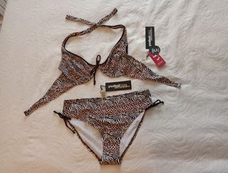 NUEVO 🏷️ BIKINI print animal combinado
