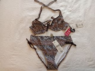 NUEVO 🏷️ BIKINI print animal combinado