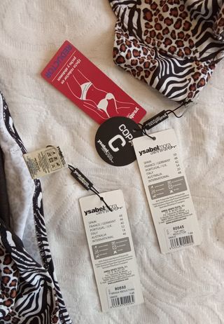 NUEVO 🏷️ BIKINI print animal combinado