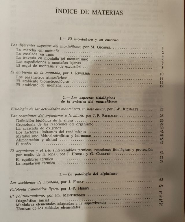 Libro Medicina de la Montaña