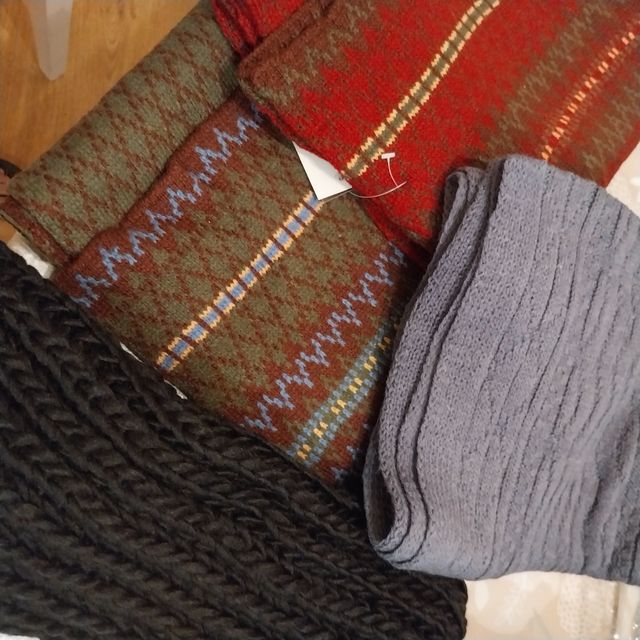 Bufandas Nuevas  24unid colors y texturas varias