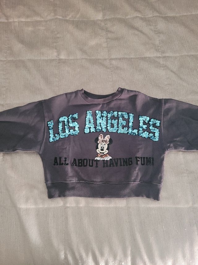 Sudadera Minnie Zara talla 7
