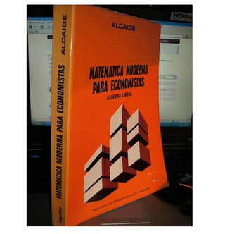Libro Matemática moderna para economistas