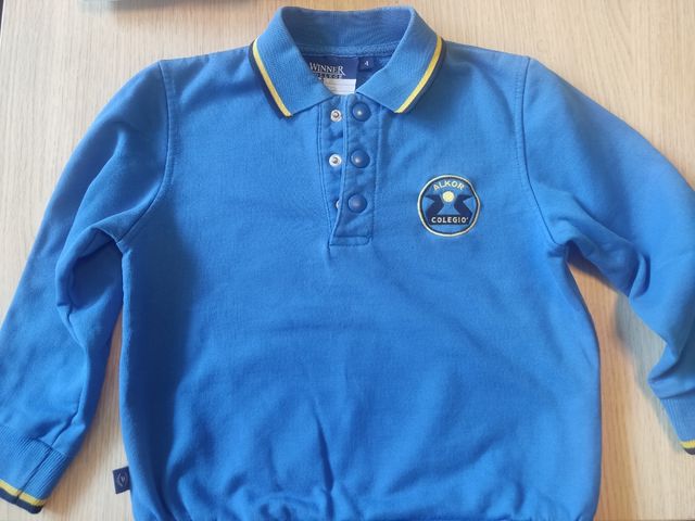 Sudadera azul Alkor talla 4