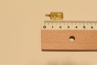 COLGANTE BEBE DE ORO 18K/ 1.8Gr