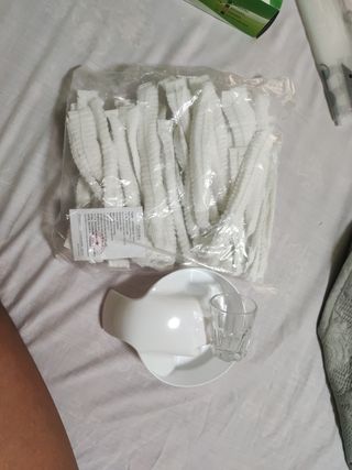 Gorros desechables y Remoja dedos