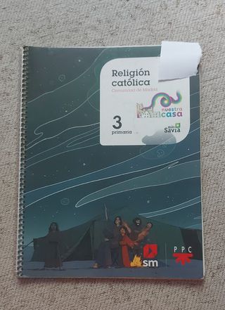 Libro Religión 3° de Primaria.