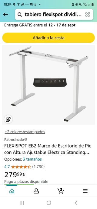 Tablero para mesa de  escritorio sin patas