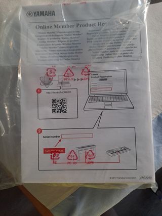 Instrucciones Teclado Yamaha YPT 370