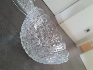 Portacaramelle di cristallo vintage anni 60/70