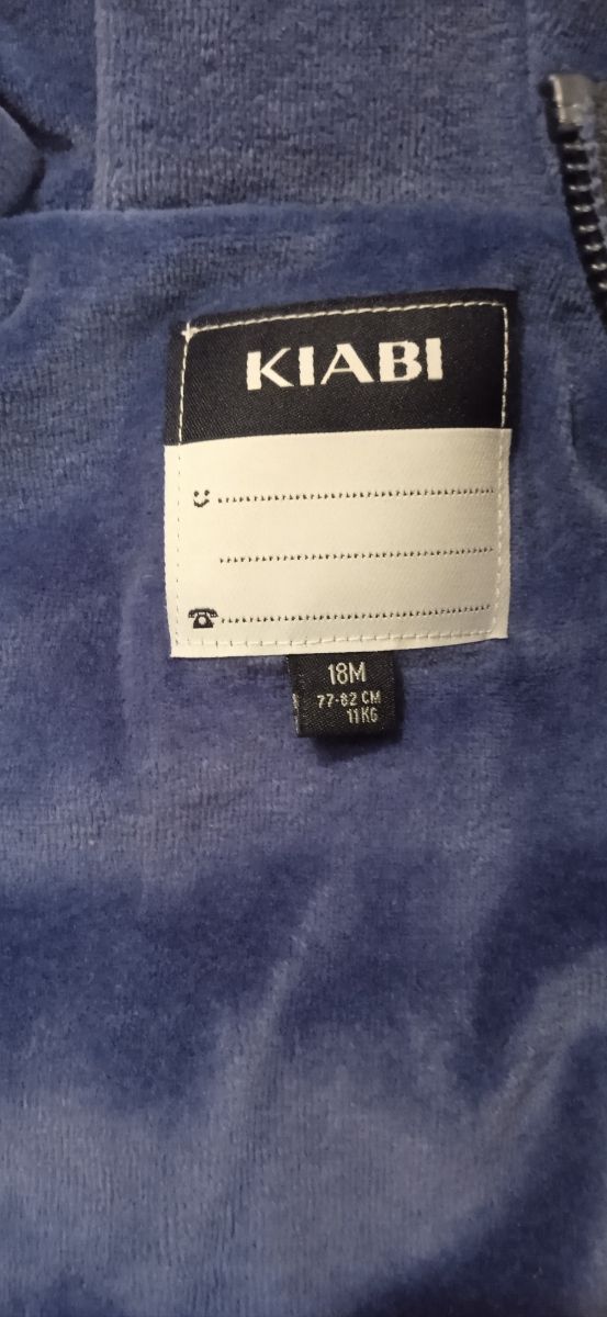 Bomber neonato 18 mesi nuovo Kiabi