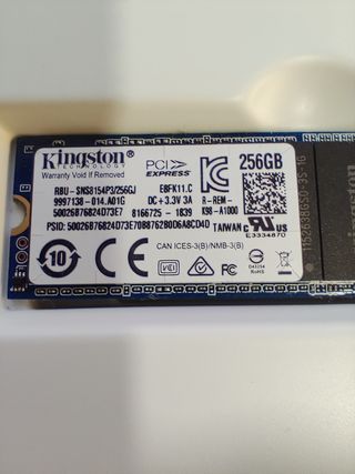 Disco duro 256GB M.2 SSD