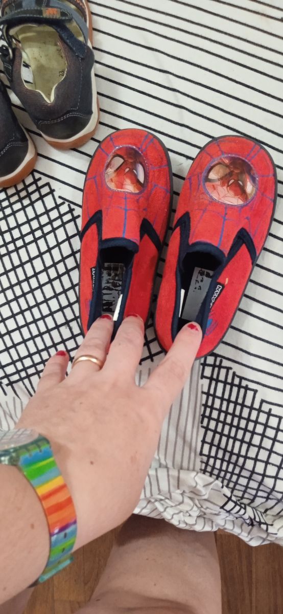 Ciabatte invernali spiderman tg.26