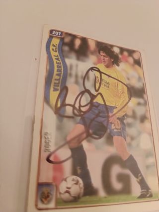 Cromo Firmado por Roger , Villarreal 