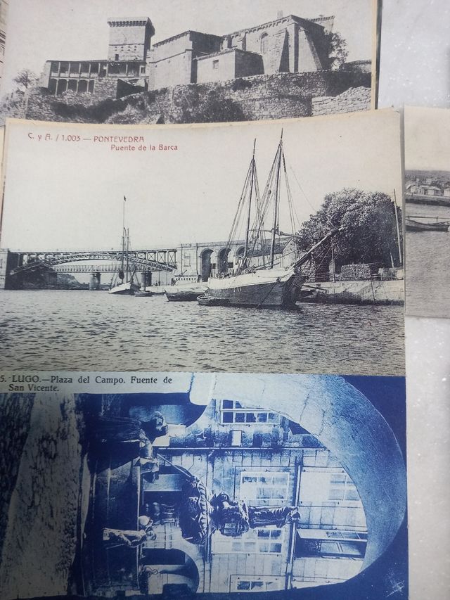 Galicia 180 postales reprod.años 80