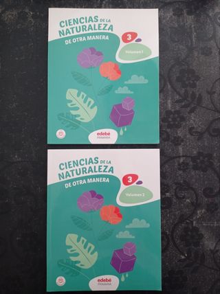 Libros de texto de 3° primaria editorial "edebé".