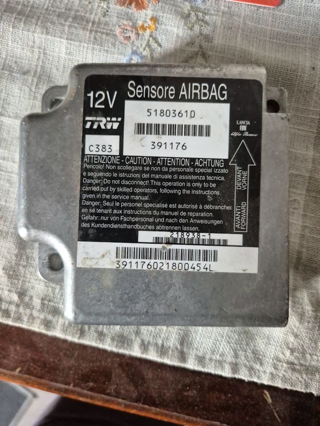 centralina airbag fiat panda 169