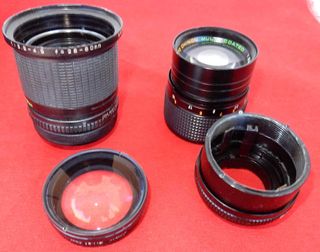 1311-lote 8 objetivos - Sigma, Minolta, Soligor...