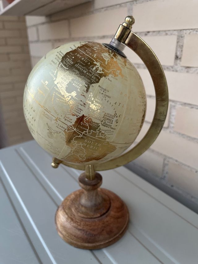 Ornamento globo dourado Maidon Du Monde