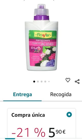Fertilizante plantas acidas