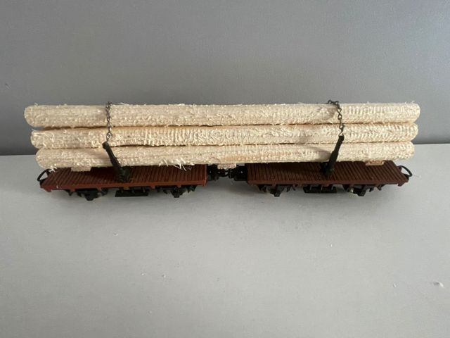 Carga de madera para vagones escala 1/87 HO