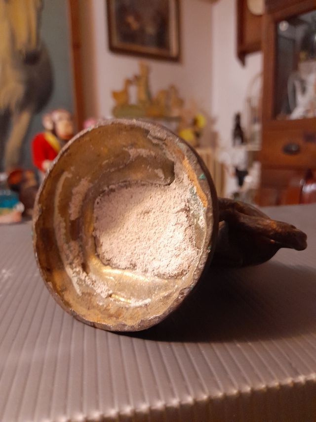 Scultura cavallo bronzo antico