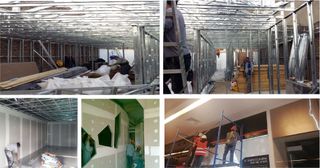 Realización de habitaciones y tabiques