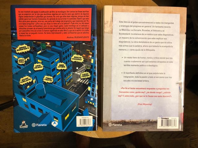 Lote libros - Andreu Buenafuente - El Gran Wyoming