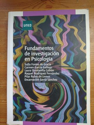 Libro Uned fundamentos de investigación 