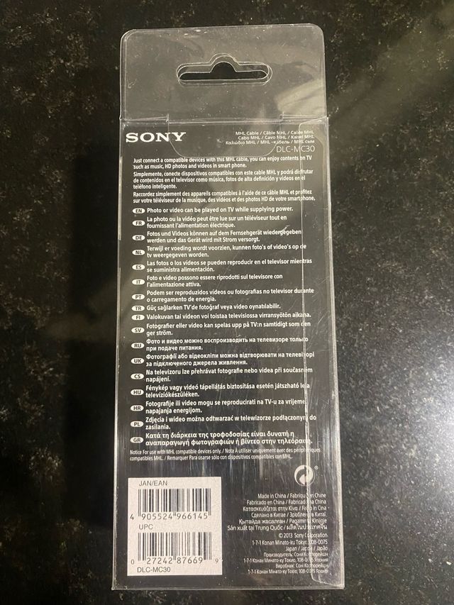 Cable MHL 3 Sony