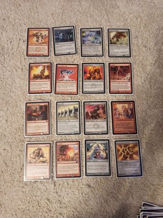 Magic the Gathering deck Red/affinity
