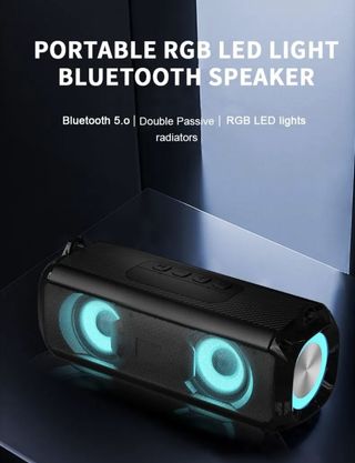 ALTAVOZ INALÁMBRICO CON LUCES LED