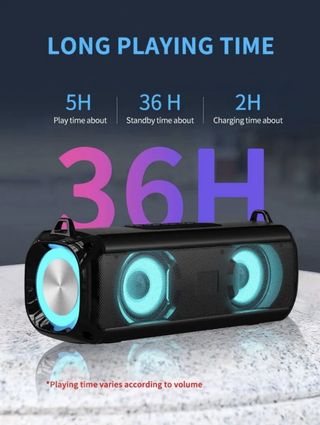 ALTAVOZ INALÁMBRICO CON LUCES LED